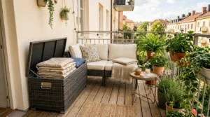 storing garden cushions