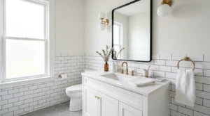 white bathroom paint colors