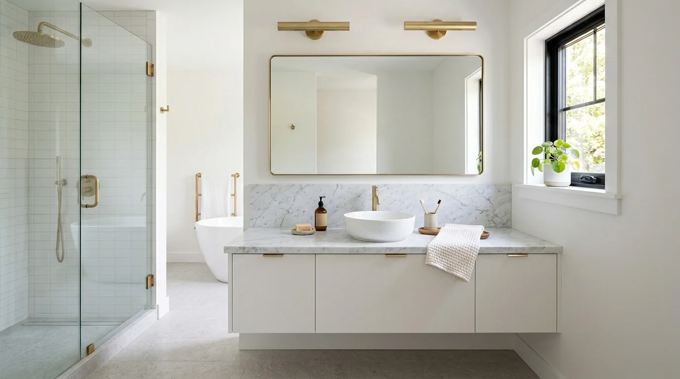 white bathroom paint colors