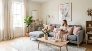 what colours go with grey sofa