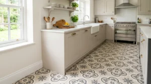 paint a tiled floor
