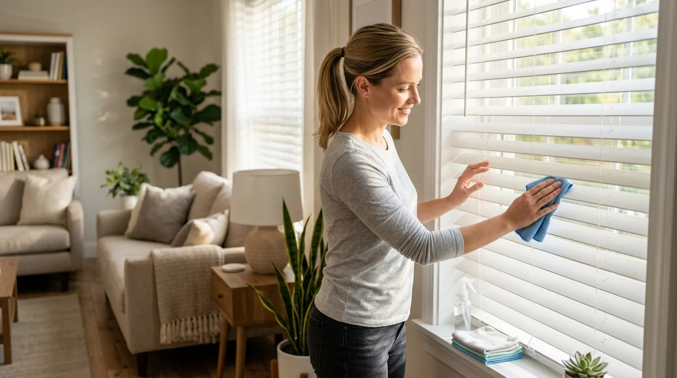 how to clean blinds