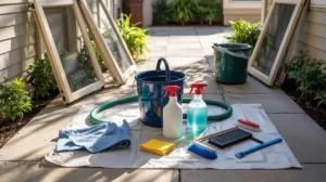 how to clean window screens